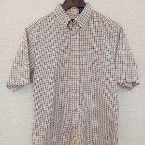 Gap Plaid Checks Button Down Short Sleeve Shirt